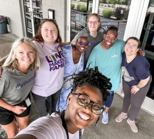 Bethany Kinship Caregiver Respite Volunteers take a selfie. 
